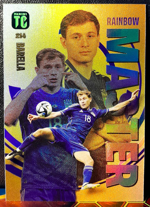 Panini Top Class - Nicolo Barella 214 - Rainbow Master Holofoil - 2024 - NM