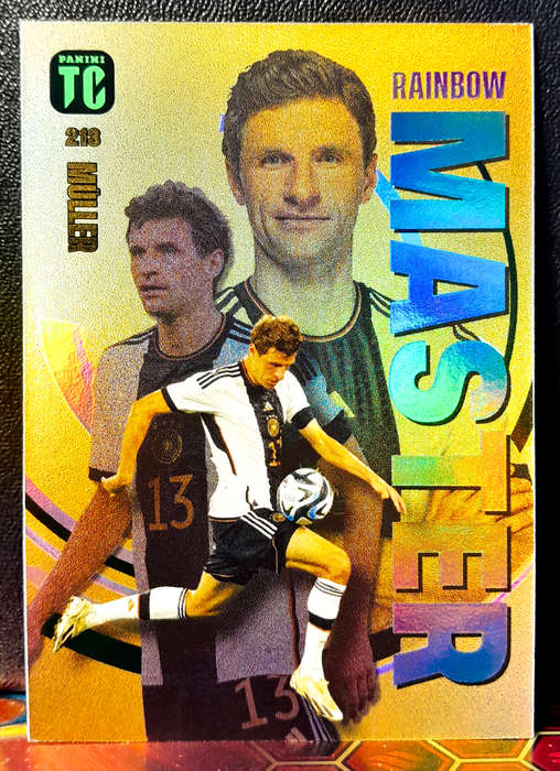 Panini Top Class - Thomas Muller 213 - Rainbow Master Holofoil - 2024 - NM