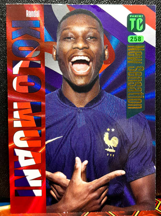 Panini Top Class - Randal Kolo Muani 258 - New Sensation - Foil  - 2024 - NM