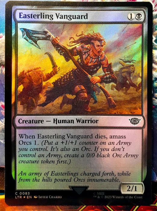 Magic the Gathering - Easterling Vangaurd LTR 0083 - FOIL - Lord of the Rings - NM