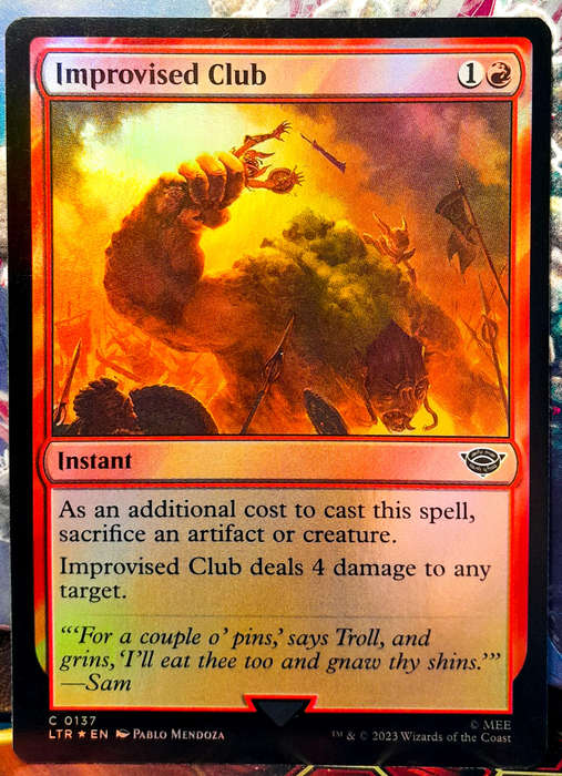 Magic the Gathering - Improvised Club LTR 0137 - FOIL - Lord of the Rings - NM