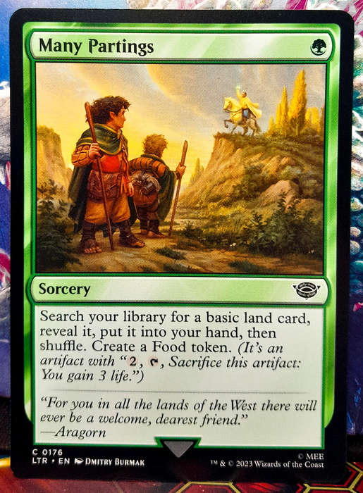 Magic the Gathering - Many Partings LTR 0176 - Common - Lord of the Rings - NM