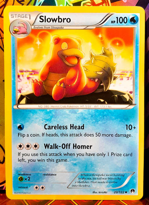Pokemon Card - Slowbro 20/122 - Uncommon - XY Breakpoint - NM