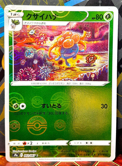 Pokemon Card  - Gloom 002/067 - Pokeball Reverse Holo - Battle Region - Japanese NM