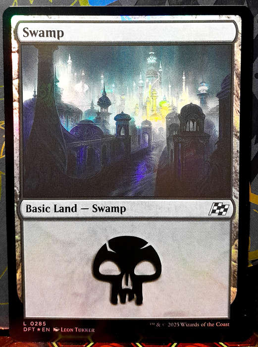 Magic the Gathering - Basic Land - Swamp (285) - FOIL -  Aetherdrift  - NM