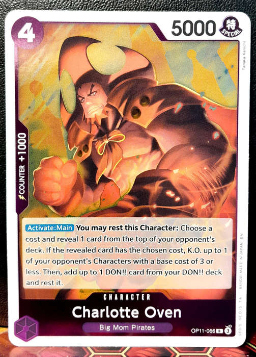 One Piece Trading Card Game - Charlotte Oven OP11-066 - FOIL RARE  - NM
