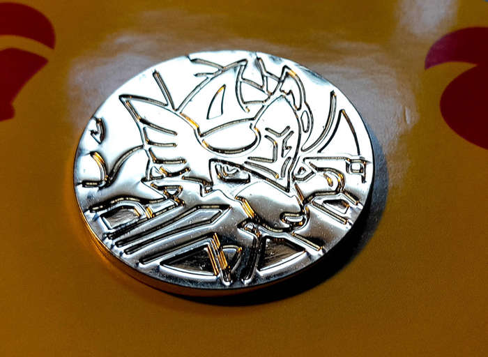 Pokemon Coin - Zacian METAL Coin - Large - NEW