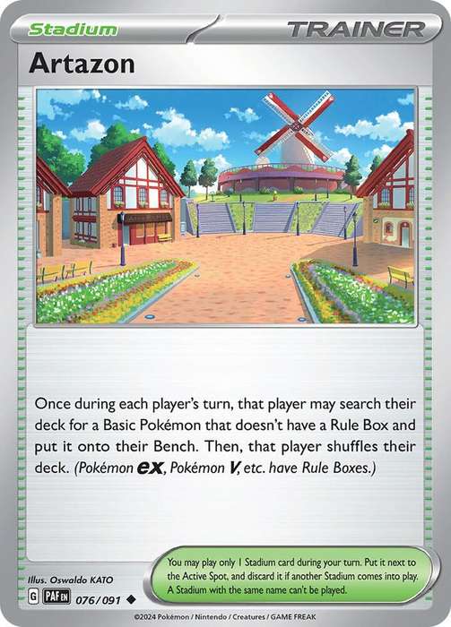 Pokemon Card - Artazon 171/193 - Stadium Trainer - Paldea Evolved NM