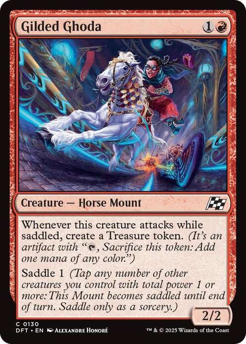 Magic the Gathering - Guilded Ghoda DFT0130 - Common -  Aetherdrift  - NM