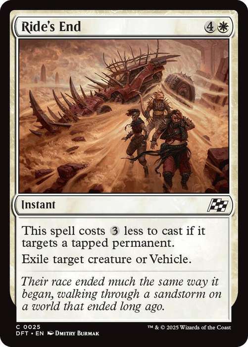Magic the Gathering - Ride's End DFT0025 - Common -  Aetherdrift  - NM