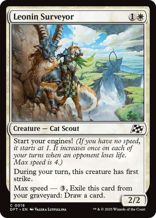 Magic the Gathering - Leonin Surveyor DFT0018 - Common -  Aetherdrift  - NM