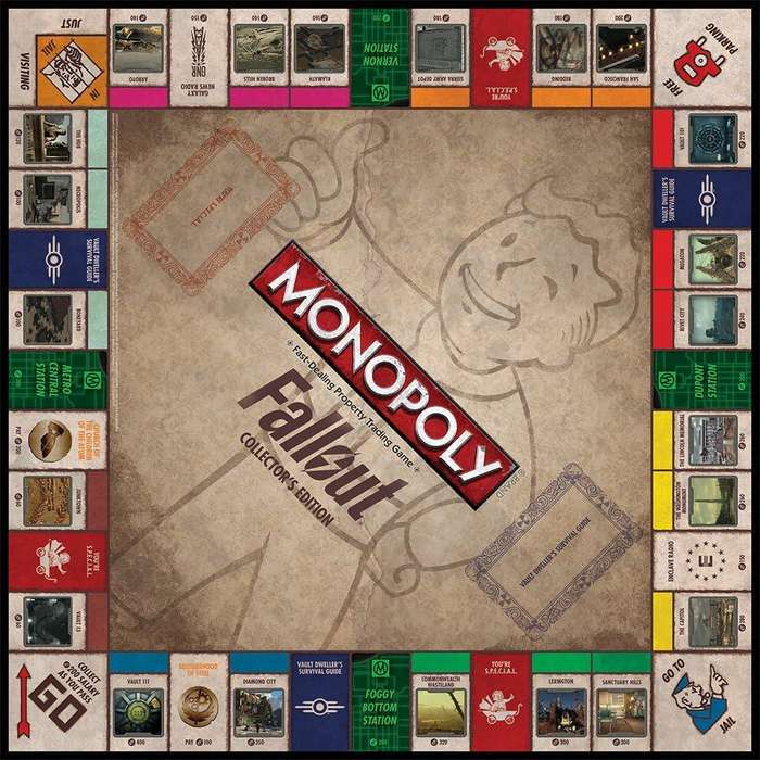 Monopoly: Fallout Collectors Edition - Fallout Themed board game. RARE!!