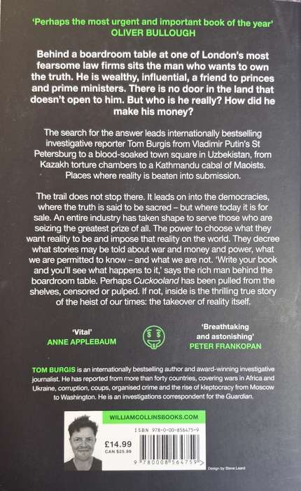 Cuckooland - where the rich own the truth by Tom Burgis