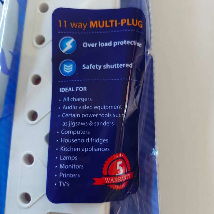 MULTI PLUG 11 WAY PLUS 2 X USB PLUS 1 X TYPE C