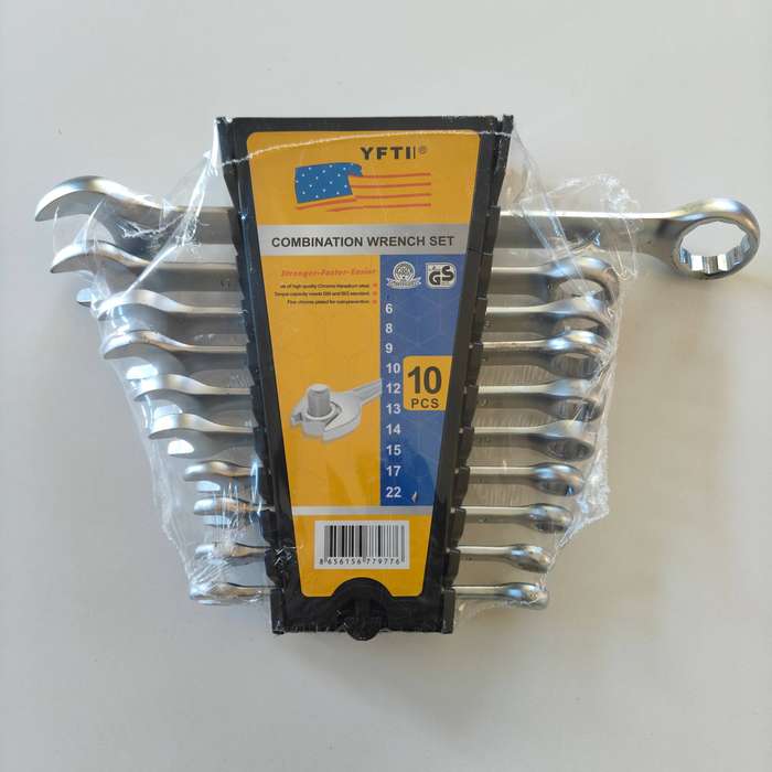 10 PIECE COMBINATION WRENCH SET