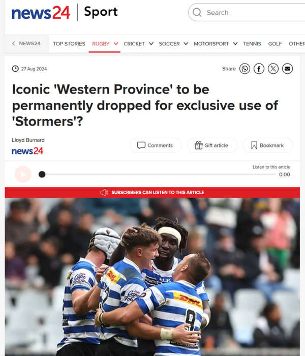 WP Rugby Collectable Memorabila