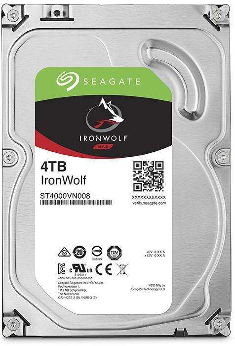SEAGATE IronWolf 4TB NAS Hard Drive (ST4000VN008)
