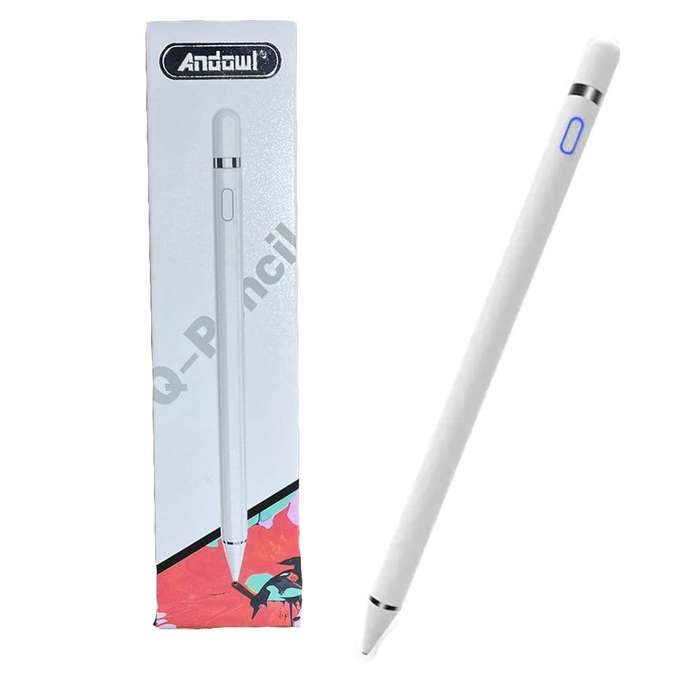 Universal Stylus Q Pencil for iOS & Android - White Stylus Pen