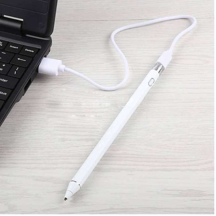 Universal Stylus Q Pencil for iOS & Android - White Stylus Pen