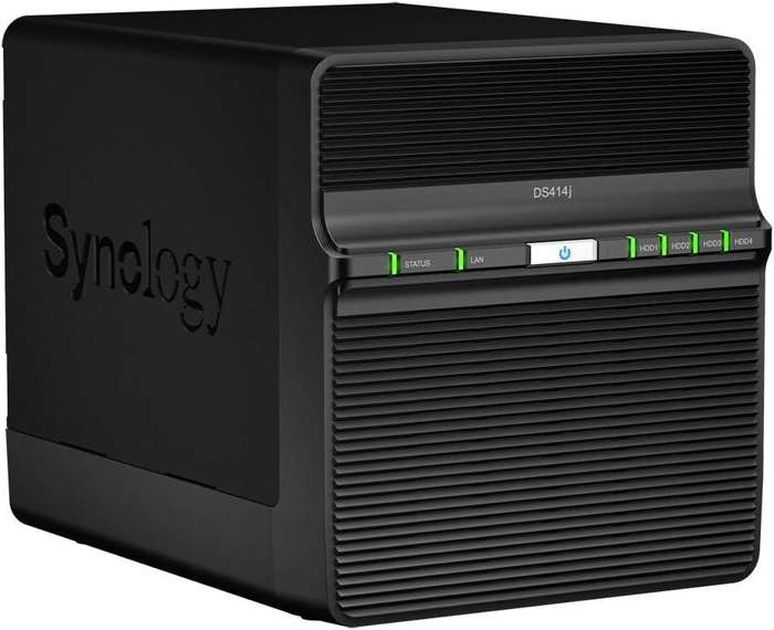 SYNOLOGY DS414J 4-Bay Cloud NAS System Network Storage With 16TB (4x4TB) HDD's / 1GbE LAN