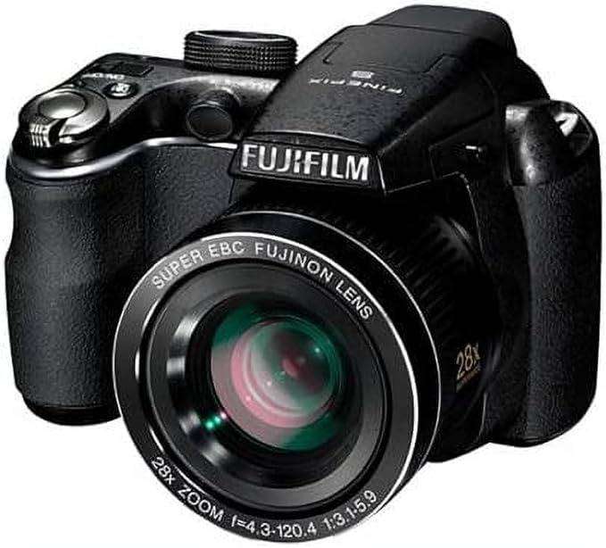FUJIFILM FinePix S3400 Black 14 MP 3.0" LCD 28X Optical Zoom 24mm Wide Angle Digital Camera