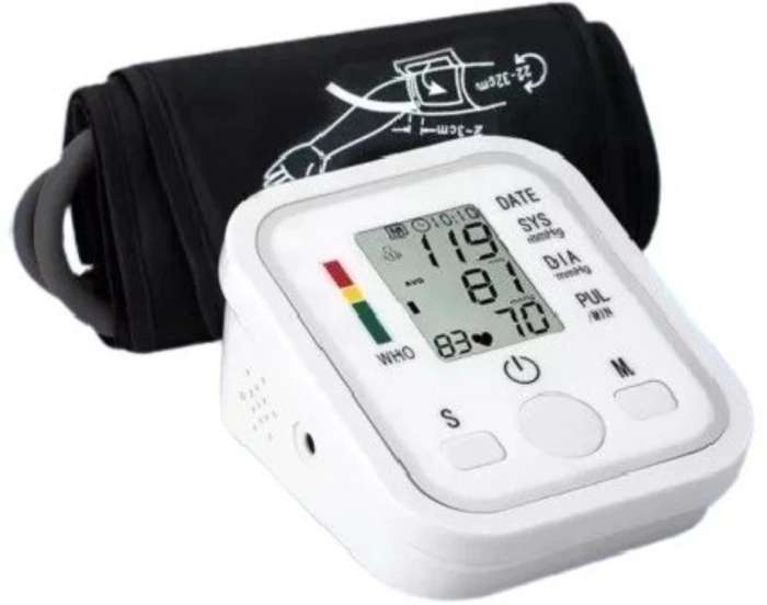 Digital Blood Pressure Monitor Upper Arm Automatic BP Machine Pulse Meter