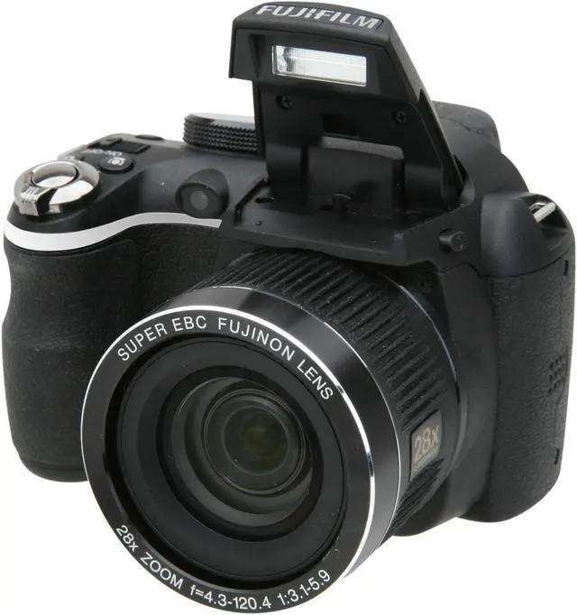 FUJIFILM FinePix S3400 Black 14 MP 3.0" LCD 28X Optical Zoom 24mm Wide Angle Digital Camera