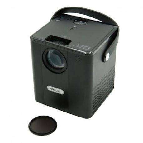 Q200 Mini Multimedia Smart 4K Full HD Wifi Projector - Black - (Half Price Special)