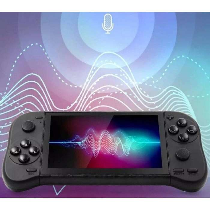 GSX500 Video Game Console, 5.1-inch Screen, 6000 Games, Black