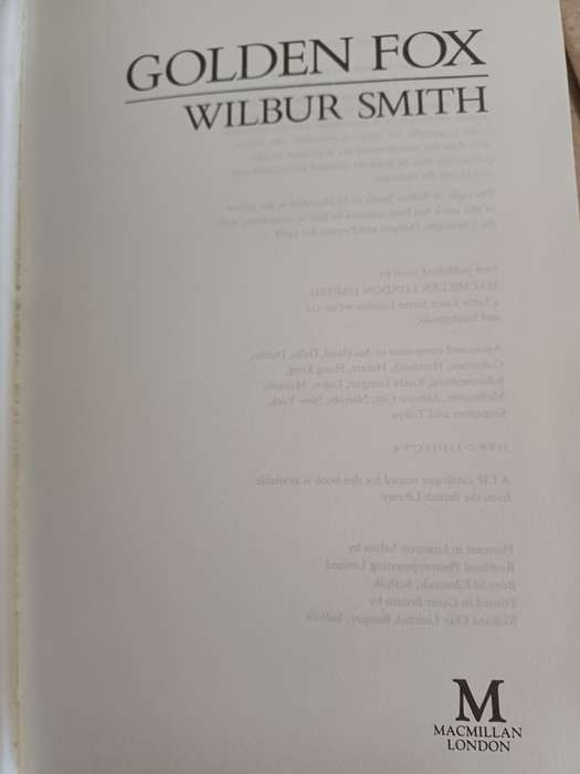 Golden Fox by Wilbur Smith