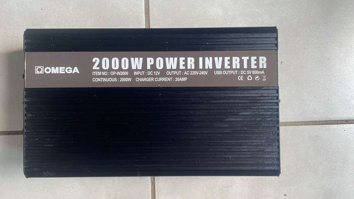 Omega 3000w inverter  Liquidation Auction (Sold As-Is)