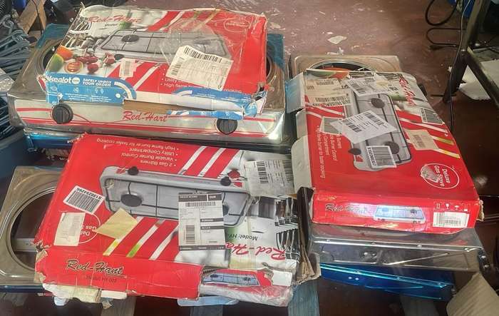  Bulk Lot of Assorted Gas Stoves | Red-Hart & Others | Untested, Sold As-Is 