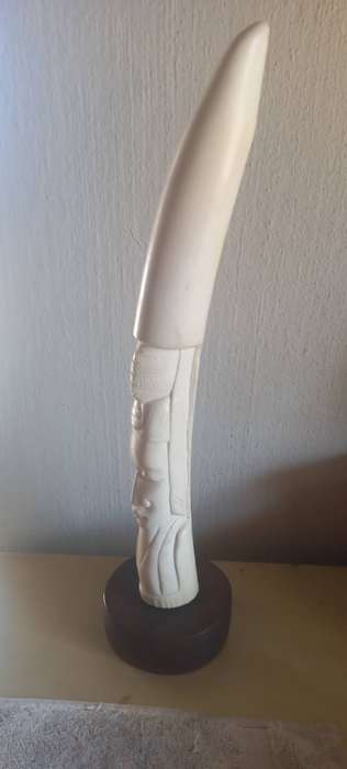 Vintage Ivory carved Tusk