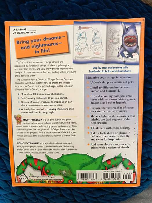 The Complete Idiot's Guide to Manga Fantasy Creatures Illustrated by Tomoko Taniguchi