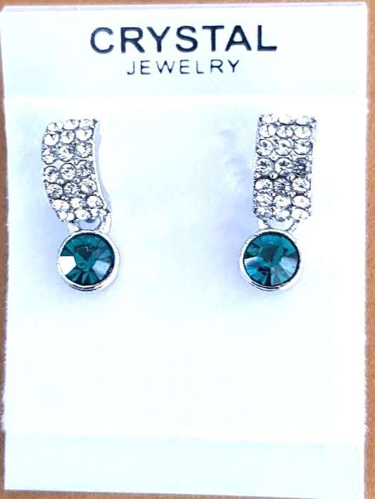 Emerald Green Austrain crystal  Necklace & Earrings Jewelry Set