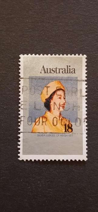 AUSTRALIA 1977 25TH ANN. OF THE REIGN OF QUEEN ELIZABETH II