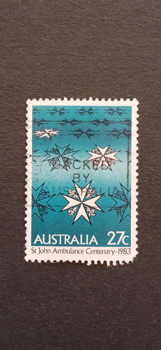 AUSTRALIA 1983 100TH ANN. OF SAINT JOHN AMBULANCE