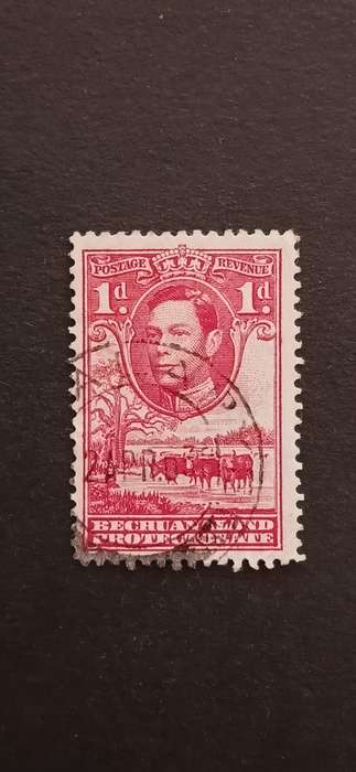BECHUANALAND PROTECTORATE 1938-44 KING GEORGE VI AND LANDSCAPES