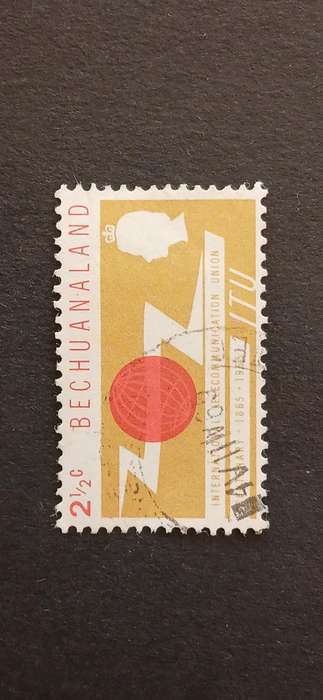BECHUANALAND PROTECTORATE 1965 100TH ANN. OF INTERNATIONAL TELECOMMUNICATION UNION
