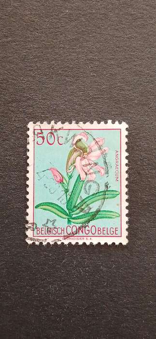 BELGIAN CONGO 1952-53 DEFINITIVE ISSUES FLOWERS