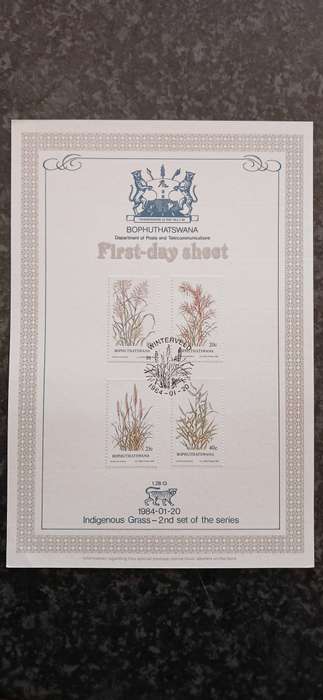 BOPHUTHATSWANA 1984 INDIGENOUS GRASSES
