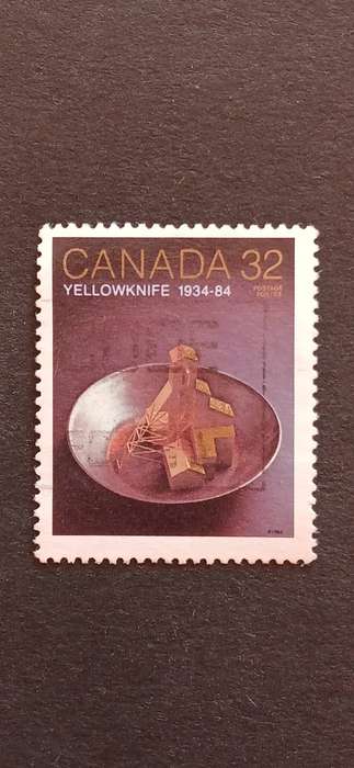 CANADA 1984 50TH ANN. OF YELLOWKNIFE