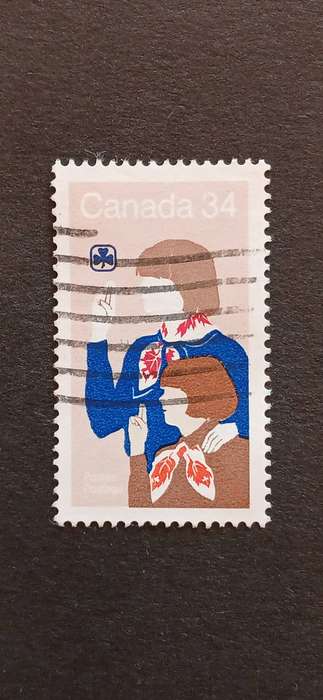 CANADA 1985 75TH ANN. OF GIRL GUIDE MOVEMENT