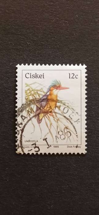 CISKEI 1985 BIRDS MALACHITE KINGFISHER