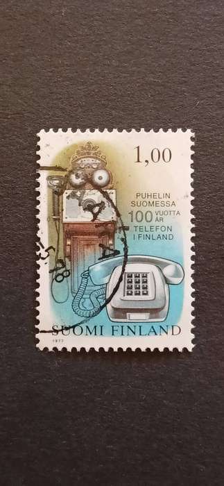 FINLAND 1977 100TH ANN. OF THE TELEPHONE IN FINLAND
