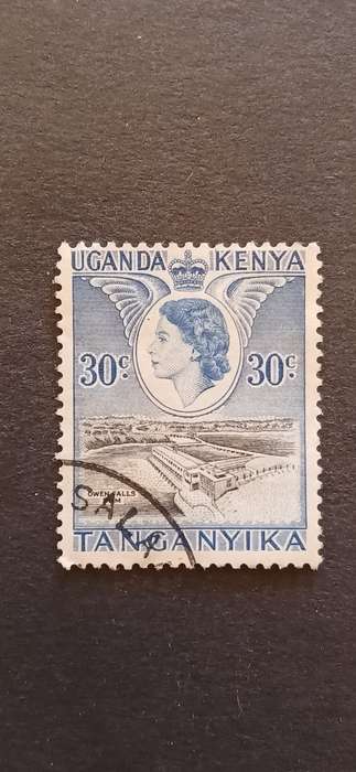 KUT 1954 QUEEN ELIZABETH II AND LANDSCAPES