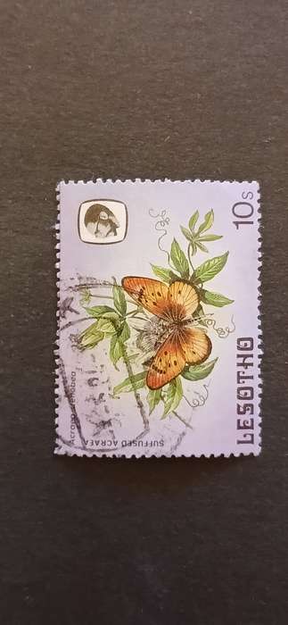 LESOTHO 1984 BUTTERFLIES
