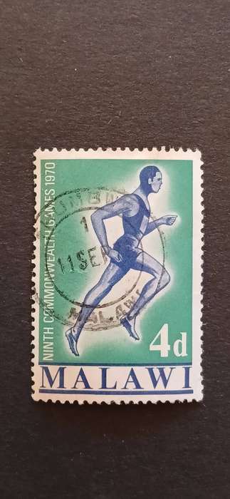 MALAWI 1970 THE 9TH COMMONWEALTH GAMES EDINBURGH