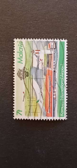 MALAWI 1983 200TH ANN. OF MANNED FLIGHT KAMUZU INTERNATIONAL AIRPORT