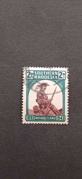 SOUTHERN RHODESIA 1943 50TH ANN. OF THE OCCUPATION OF MATABELELAND